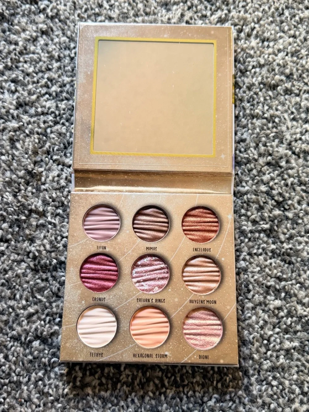 Shimmer & Matte Pink-Peach Eyeshadow Palette - 9 Shade Set